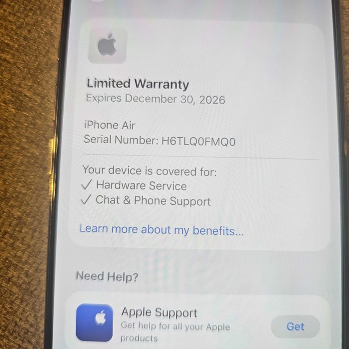 iPhone Air 256GB Gold