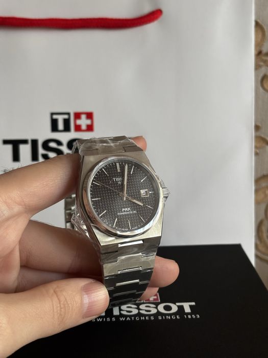 Часы Tissot PRX черные новые
