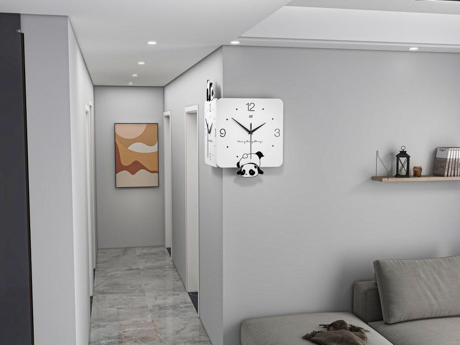 часы с маятником Панда 34×64 см