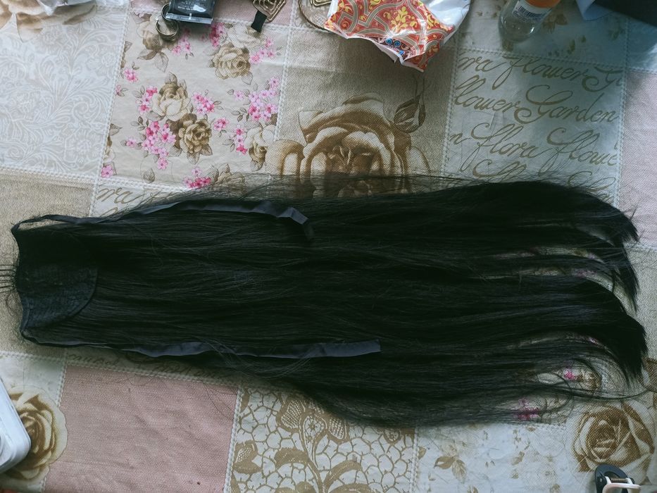 хвост ненатуральный волос