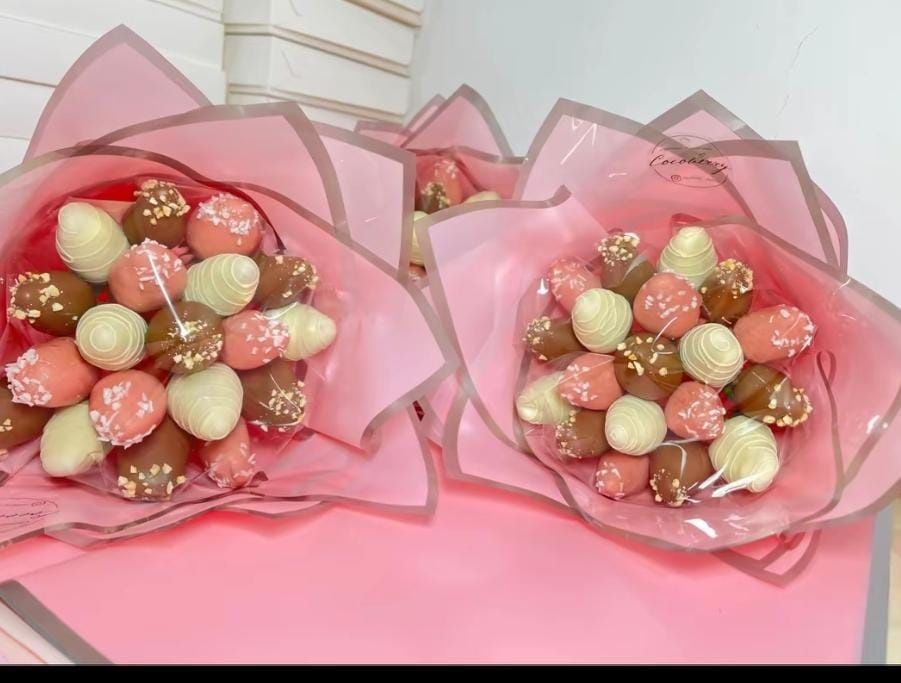 клубника в шокалат