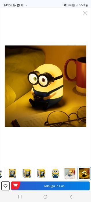 Lampa mini originală Minion Bob