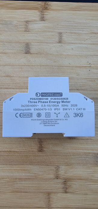Contor electric inteligent trifazic
