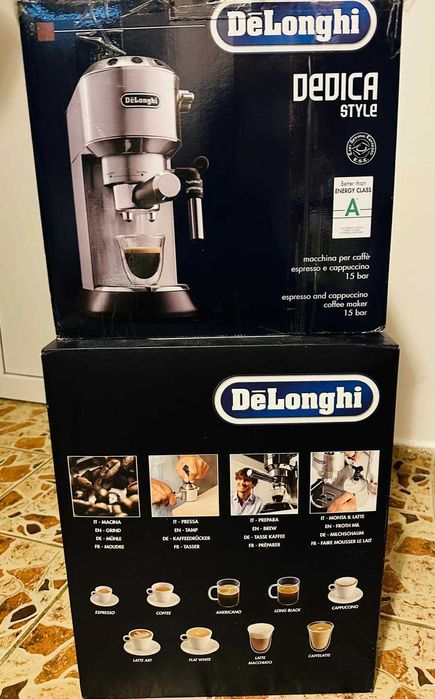 Pachet Espressor manual si Rasnita Delonghi Dedica