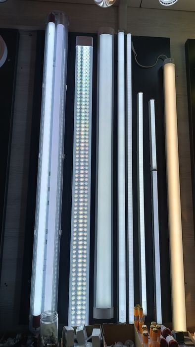 Led lampalar T5 T8 Slim Akril led Galogen Fasad