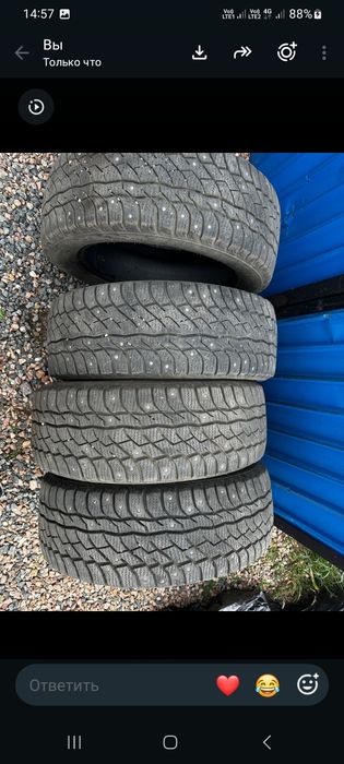 Продам зимние резину на 17