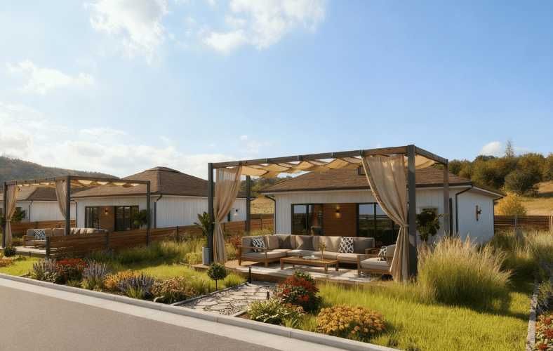 Продава се парцел с проект за вилно селище - готов бизнес