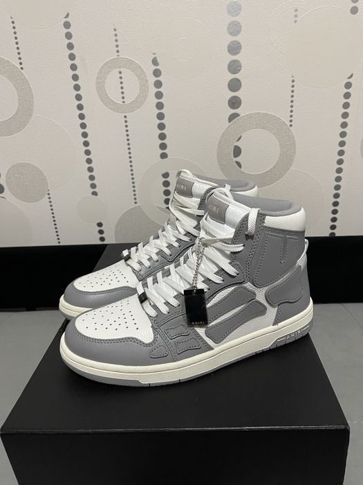 Amiri skeleton gray white noi
