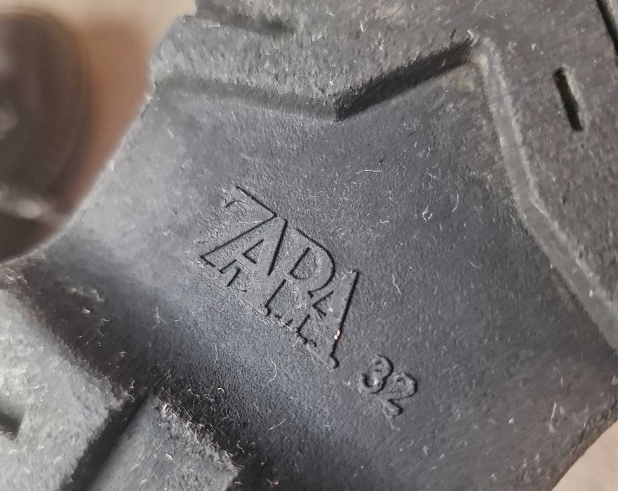 Zara 32 номер Детски кожени боти/ботуши
