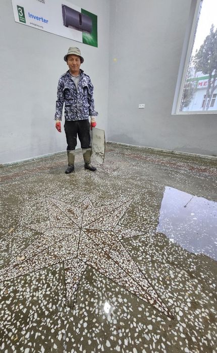 # МОЗАИКА, МАЗАЙКА СТЯЖКА СТЯШКА #MAZAYKA хизматларин таклиф к,иламиз