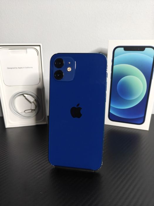 iPhone 12, 128GB Blue • Perfect Funcțional! • Condiție Foarte Bună!
