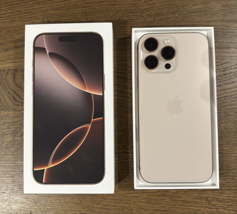 Apple iPhone 16 Pro Max 256GB Desert Titanium НЕ е 17 Pro Max Air