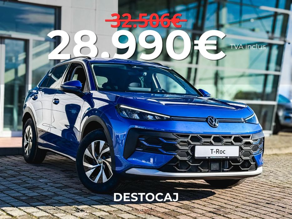 Volkswagen T-Roc NOUL T-Roc 1.5 eTsi 115CP DSG - pe stoc - pret de lansare