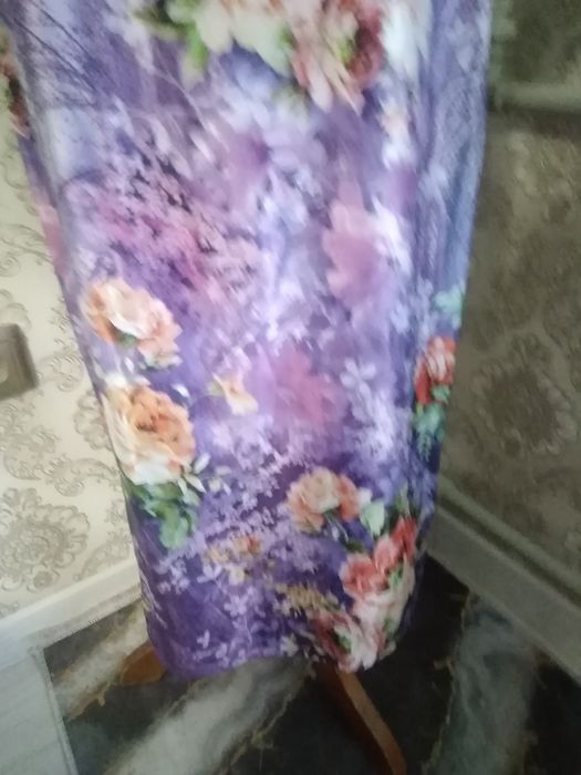 Платье атлас шифон