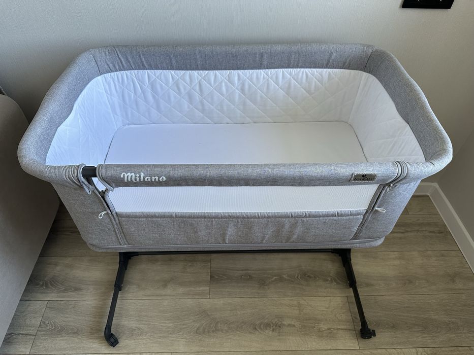 Кроватка приставная-манеж