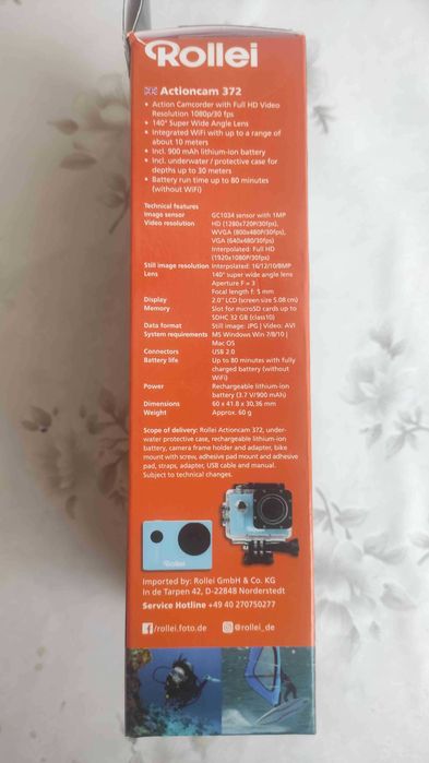 Rollei Actioncam 372 екшън камера