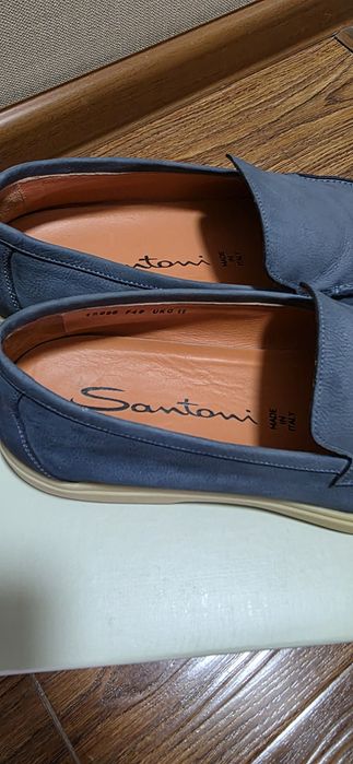 Мужские лоферы от эксклюзивного бренда "Santoni" made in Italy