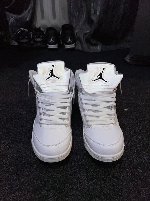 продаю Jordan 5 white кроссовки белые