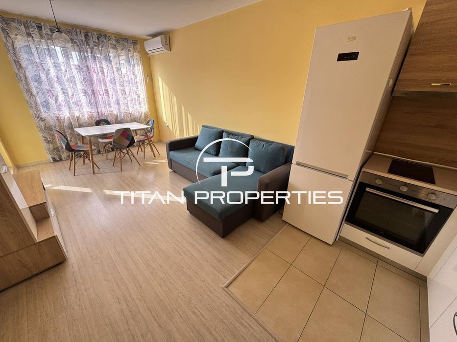 Дава се под наем Двустаен апартамент в Бургас, Меден рудник - зона В - 65 кв.м за 357 € - Снимка #1