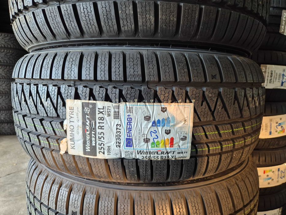 4 Anvelope M+S IARNA - 255/55/18 109H XL - Kumho Winter Craft WS71 SUV - NOU - DOT 2022 !