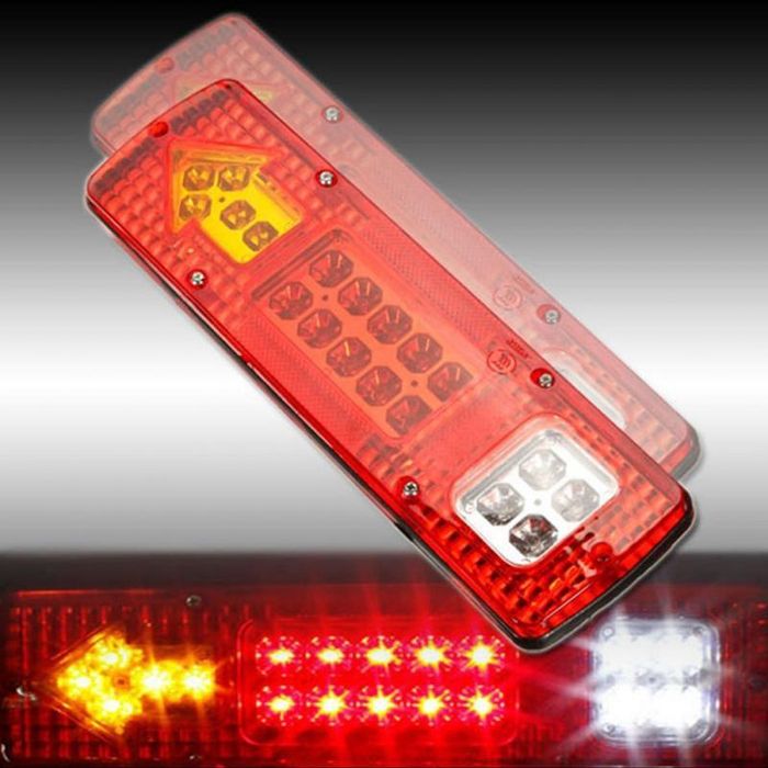 комплект led стопове 2броя , стоп светлина с мигач, задна ...