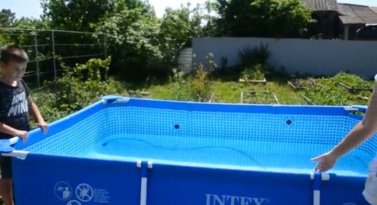 Intex basseyn интех басейн 3х2х75