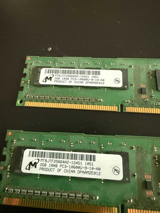 RAM памет Samsung, Micron 2GB DDR3, 1GB DDR3