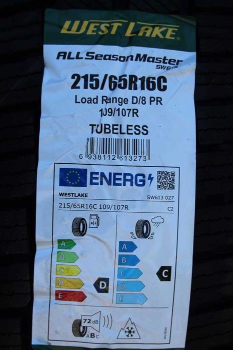 Anvelope noi 215/65R16C, 109/107R, 8PR, WestLake, All Season, DOT 2025