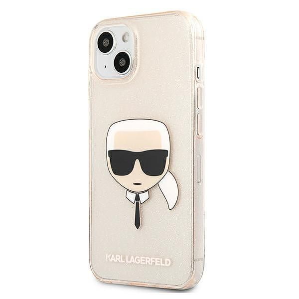 Karl lagerfeld hardcase glitter karl`s head - лицензиран кейс с брокат