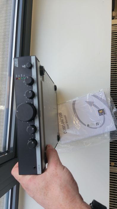 Amplificator Audac com104 + 2 Boxe tavan Audac Cira 824