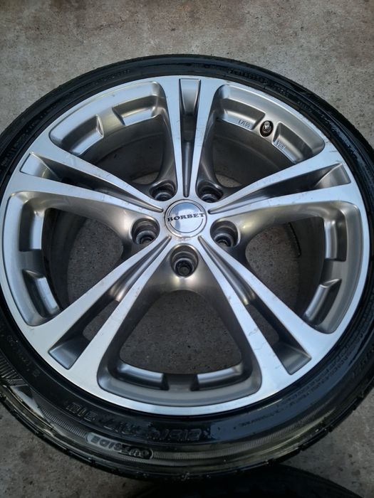 Алуминиеви джанти Borbet 17 цола 5х114'3 Летни гуми  215 45 17