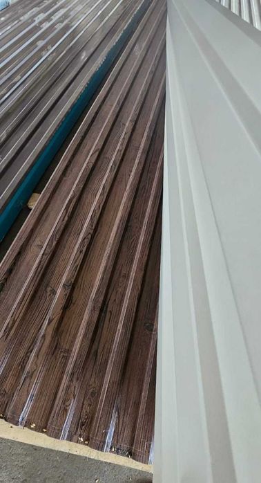 Профлист под камень, дерево