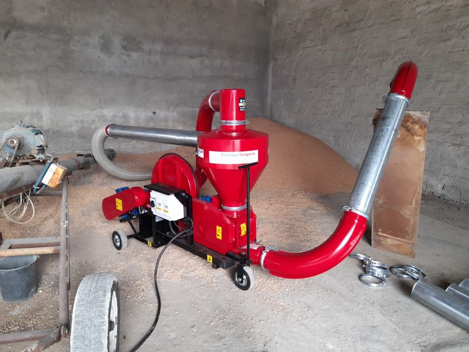 Пневматични транспортьори за зърно (Пневматични зърнотоварачи)