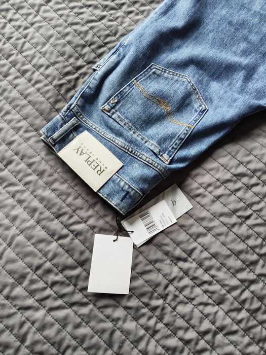 Нови дамски дънки Replay Talya  High Waist Tapered Leg (Размер 26)