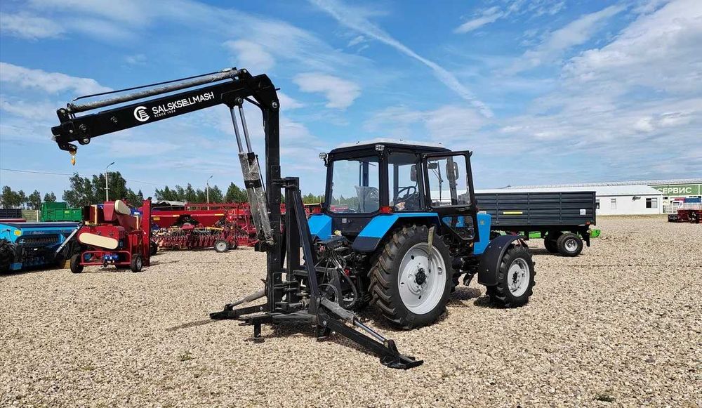 Кран Манипулятор МГН-3000 на трактор МТЗ