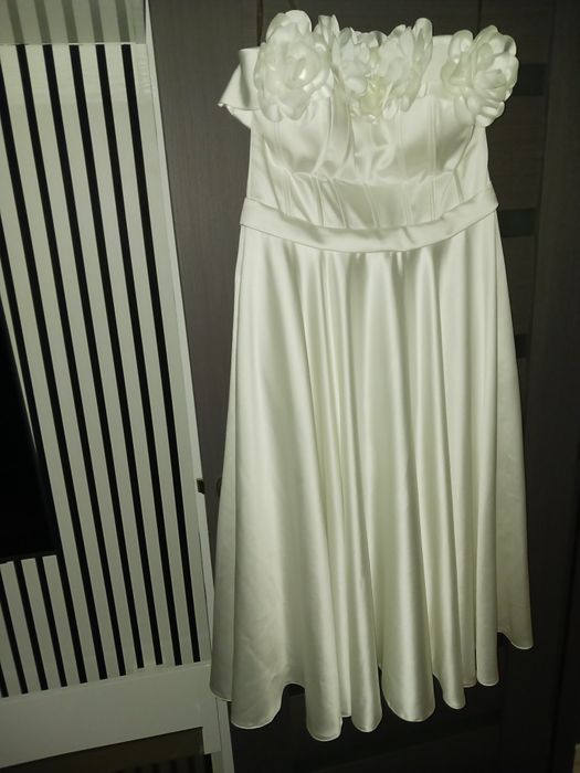 Rochie alb-ivory