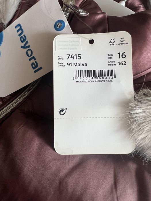 Зимно яке за момиче MAYORAL