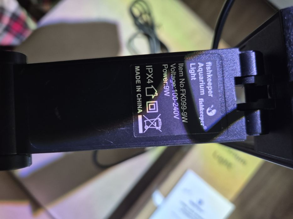 Lampa acvariu plantat, 14W, picior,35 cm,  noua