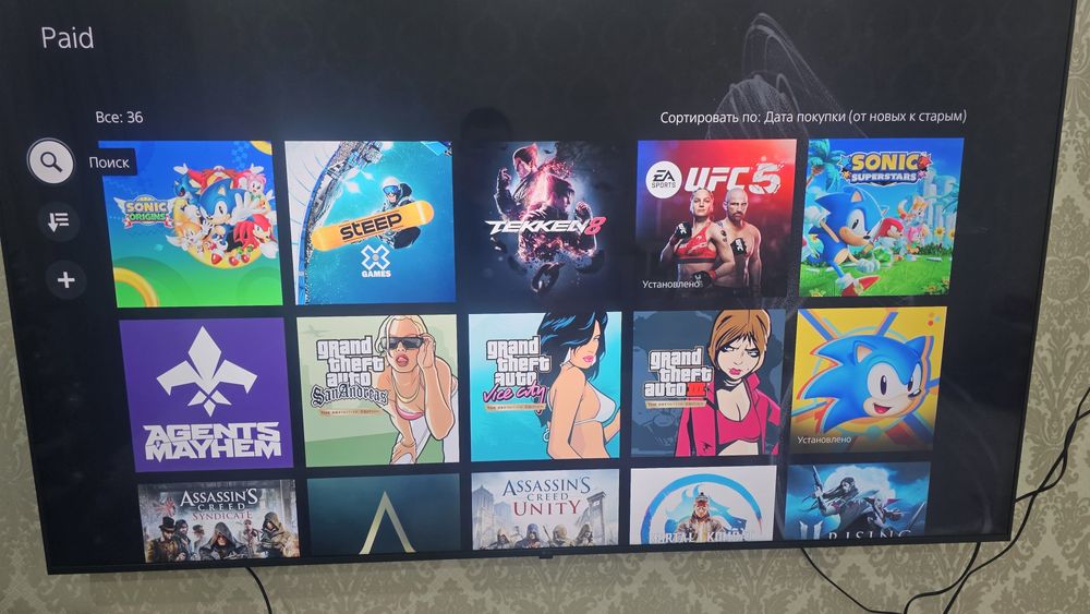 PlayStation 5 + PS VR2 + 36 купленных игр
