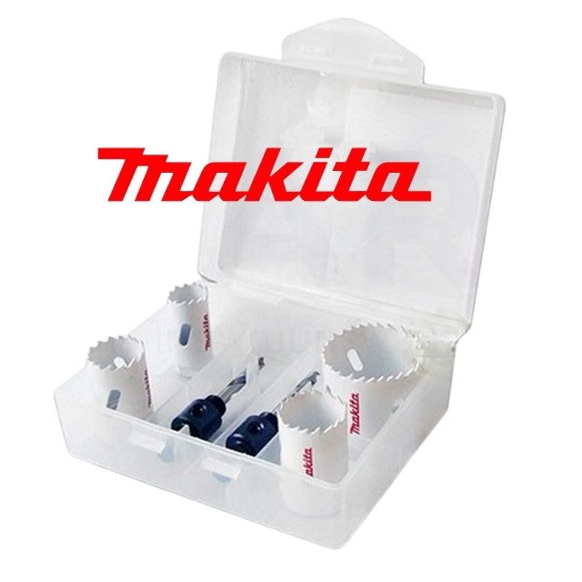 Боркорона HSS-BIM с преходник и центриращо свредло Makita D-33657