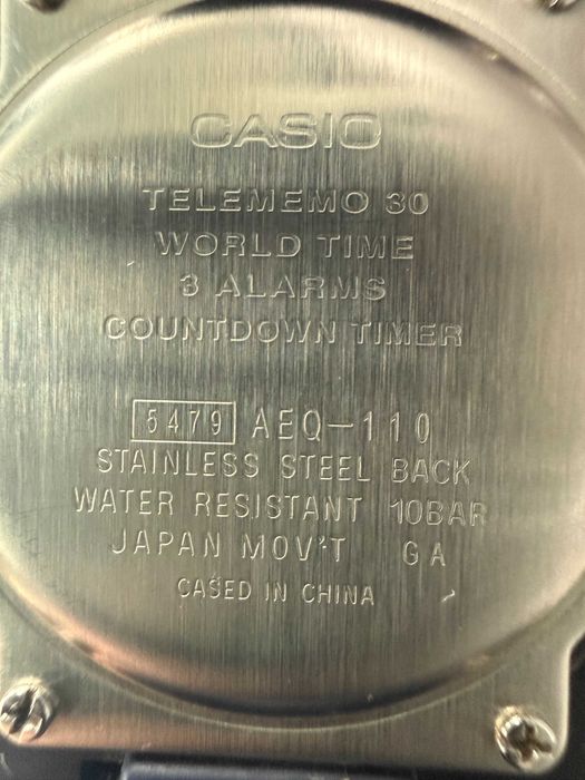 Ceas Casio Standard AEQ-110W-2AVEF Analog-Digital 10-Year Battery Life