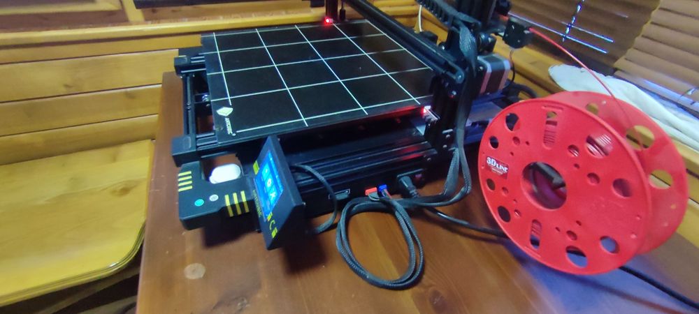 Anycubic Chiron 3D принтер - отлично състояние + аксесоари