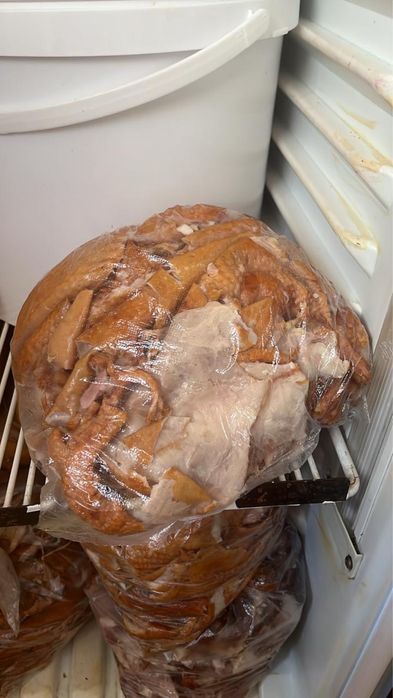 Продам кости и шкурку от копченой курицы