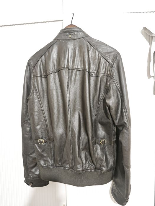 Кожаная куртка Massimo dutti