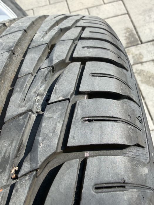 Set roți jante aliaj Dacia Logan R15 + anvelope vară Uniroyal Rainexpert (2 noi)
