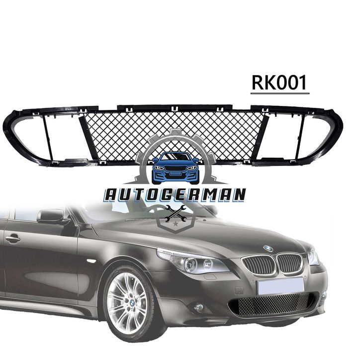 Решетка централна предна броня BMW 5 серия E60 E61 M пакет (2003-2010)