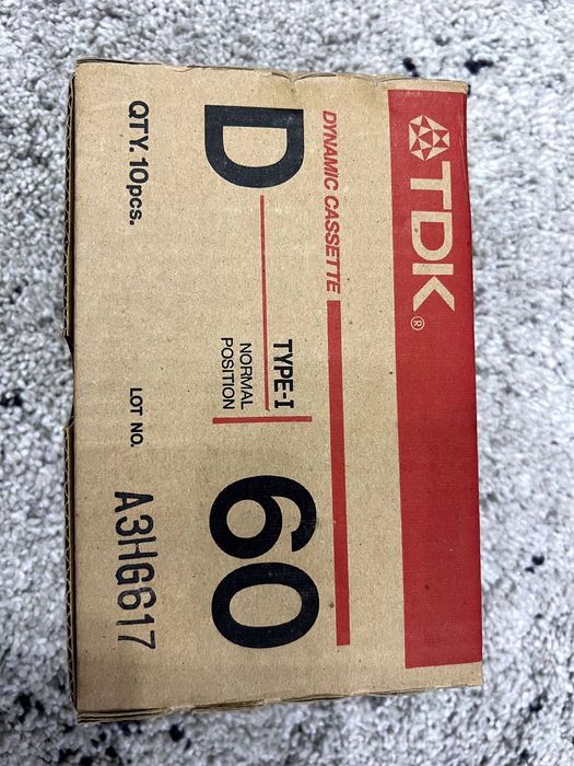 Нови оригинални касетки TDK D 60