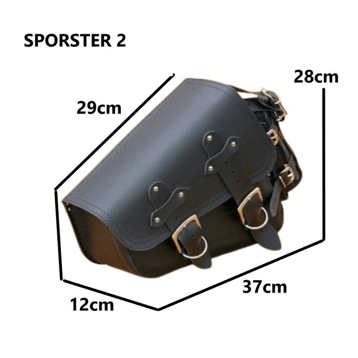 Genti laterale din piele Harley Davidson Sporster/Softail