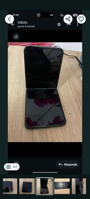 Vând telefon Samsung z flip 4 semi funcțional are nevoie de reparații