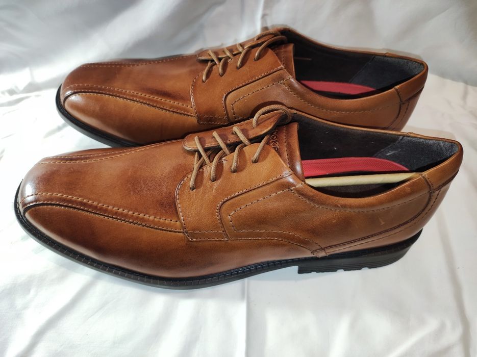 Удобни мъжки обувки от естествена кожа Rockport By Adidas №46 1/2